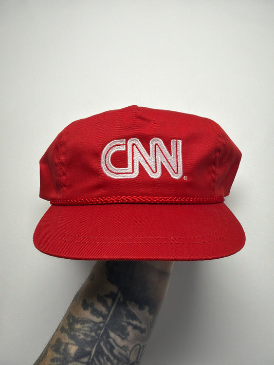 Vintage CNN Logo Golf StrapBack