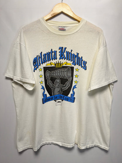 1995 Atlanta Knights Quest For The Cup Hockey T-Shirt