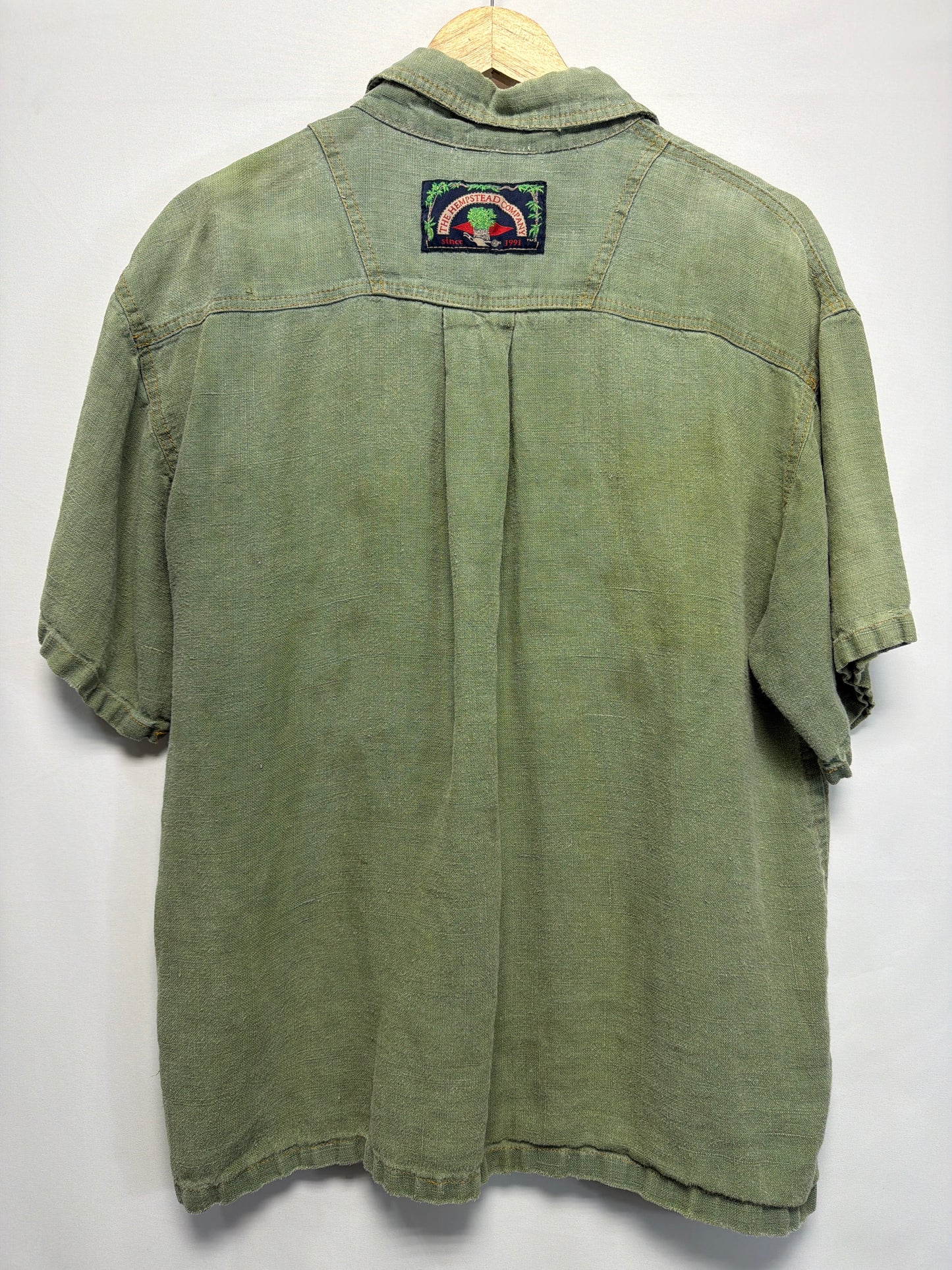 Vintage Hempstead Company Sativa Button Up Shirt