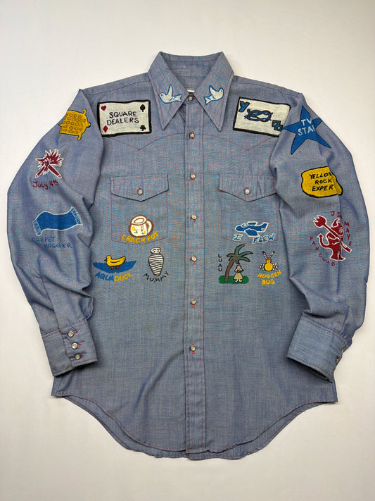 Vintage Art Movement Button Up Shirt