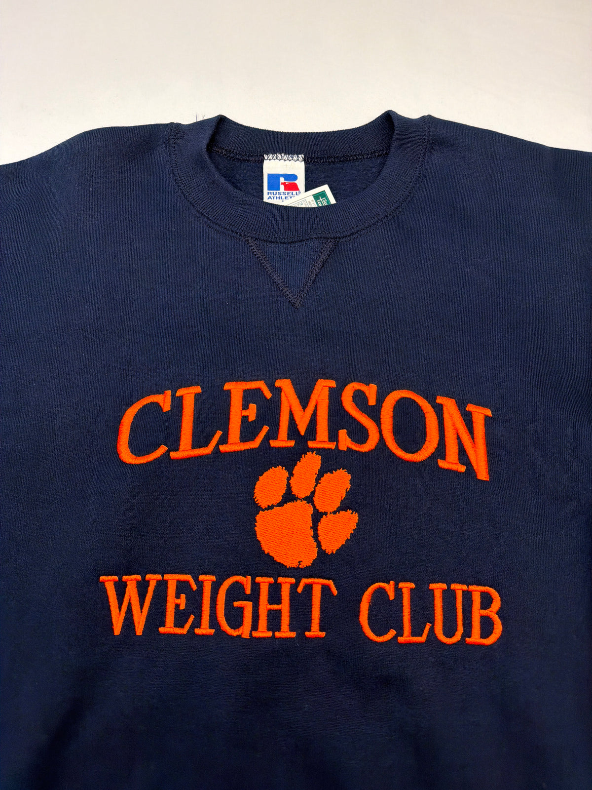 Vintage Clemson Weight Club Russell Sweatshirt