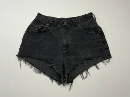 Vintage Lee Black Denim Cutoff Shorts