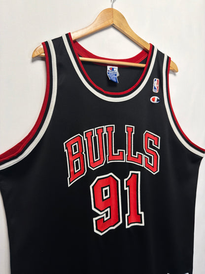 Vintage Dennis Rodman Chicago Bulls Champion NBA Jersey