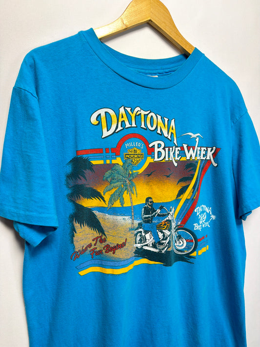 1989 Daytona Bike Week Miller’s Custom Parts Harley T-Shirt