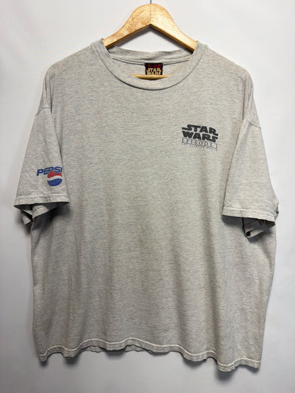 Vintage Star Wars Episode 1 The Phantom Menace Pepsi Promo T-Shirt