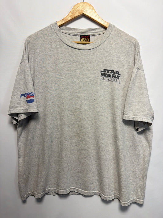 Vintage Star Wars Episode 1 The Phantom Menace Pepsi Promo T-Shirt
