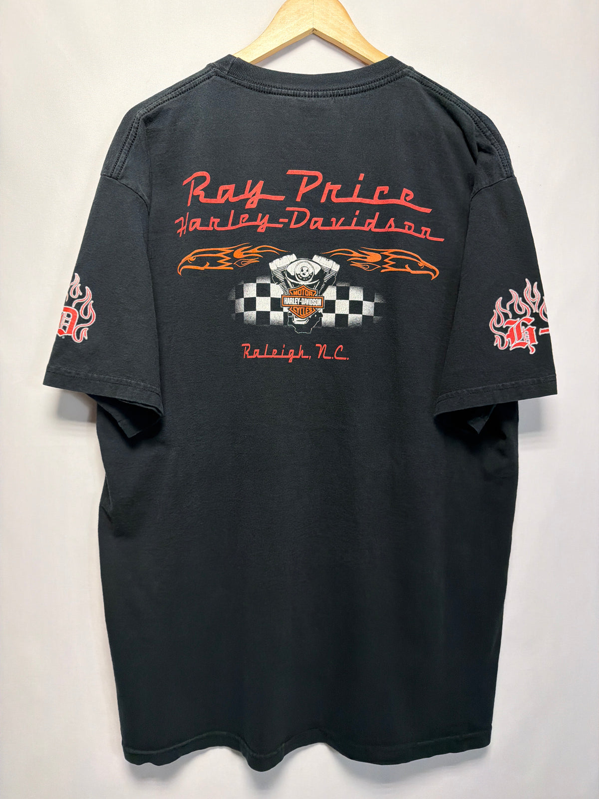 2003 Harley Davidson Flames Ray Price T-Shirt