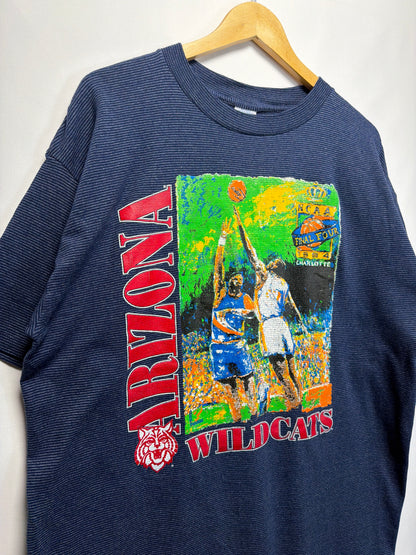 1994 Arizona Wildcats NCAA Final Four Striped T-Shirt
