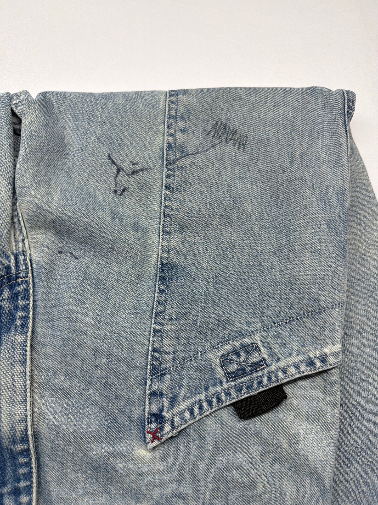 Vintage Lee Pipes Distressed Baggy Jeans