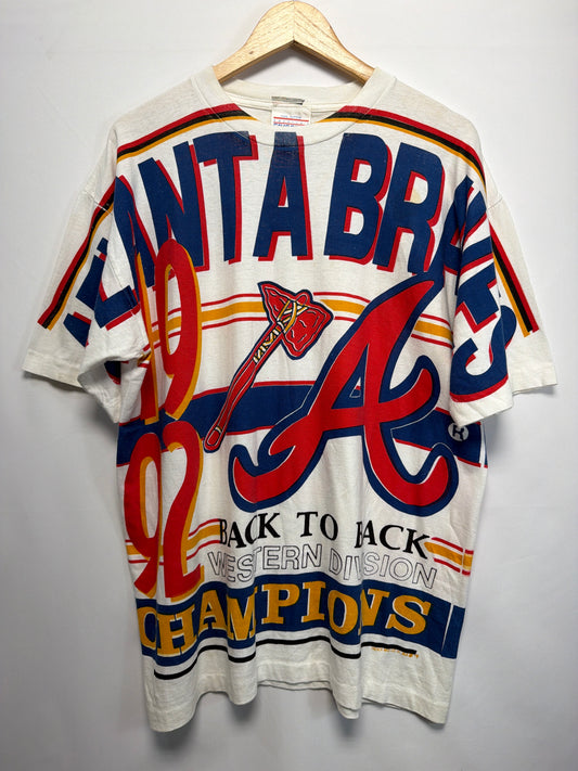 1992 Atlanta Braves Back to Back Champions T-Shirt