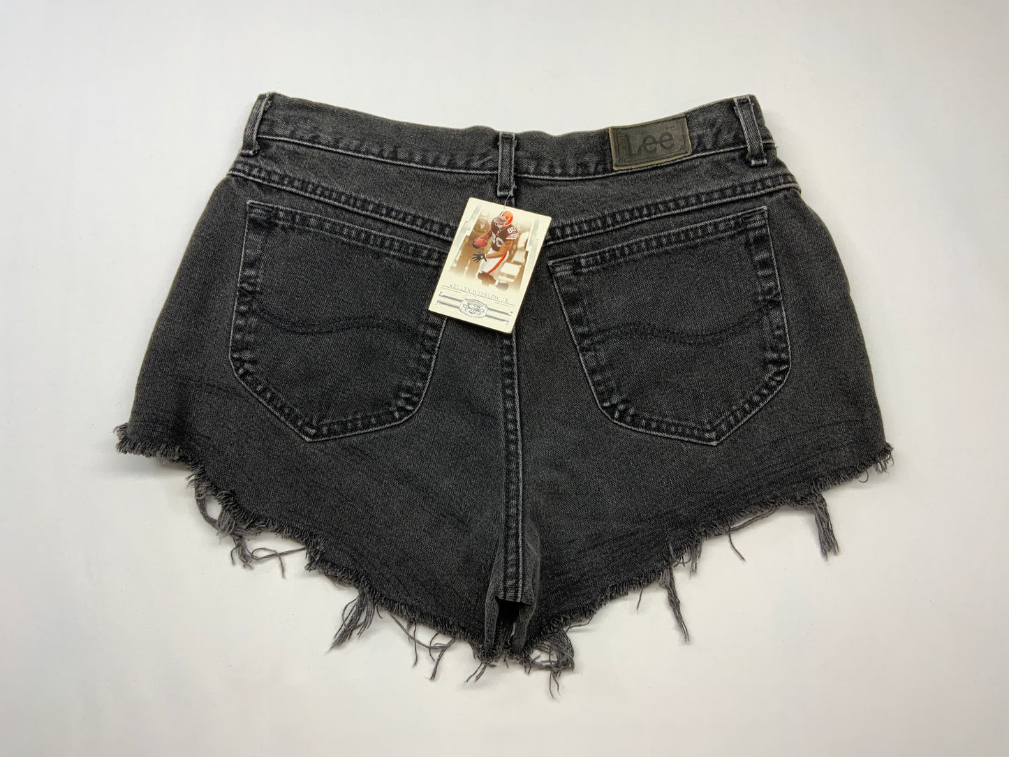 Vintage Women’s Lee Black Denim Cutoff Shorts