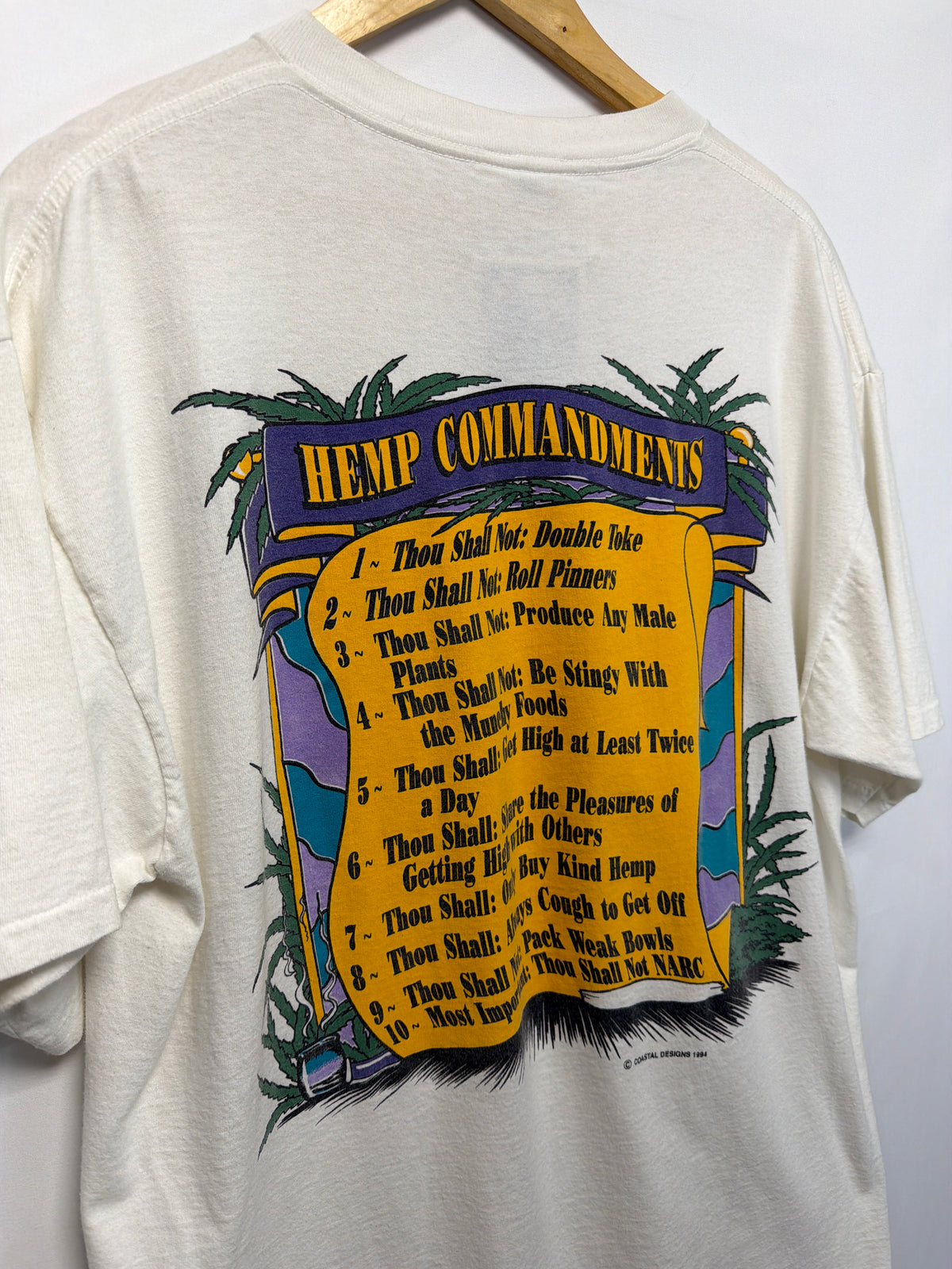 1994 Hemp Commandments T-Shirt