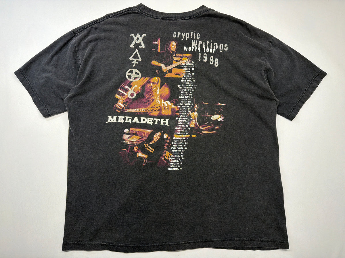 1998 Megadeth Cryptic Writings T-Shirt