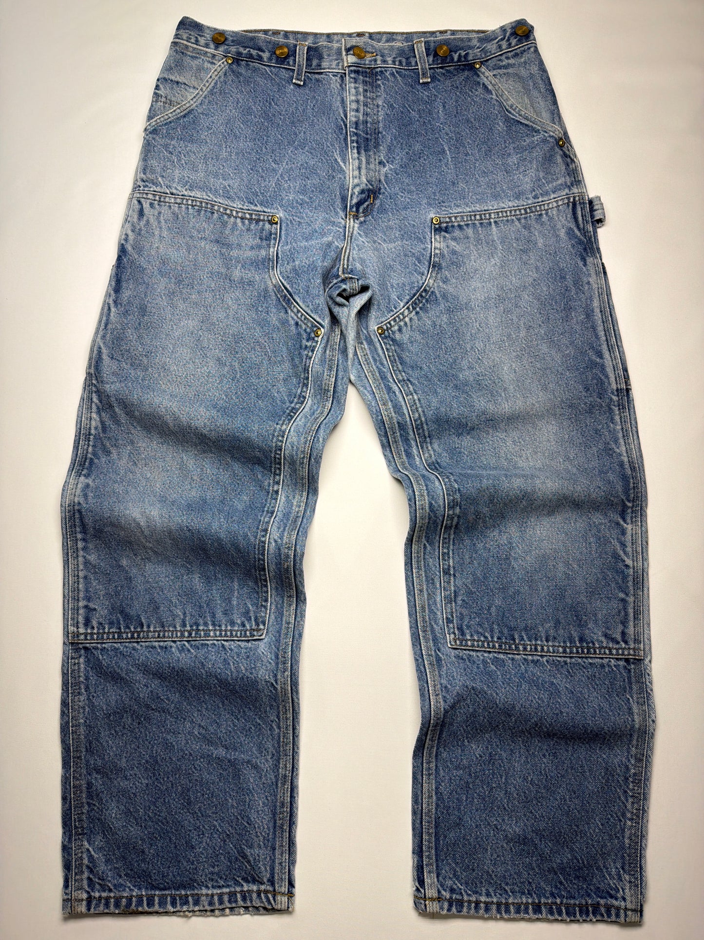 Vintage Carhartt Double Knee Denim Carpenter Pants