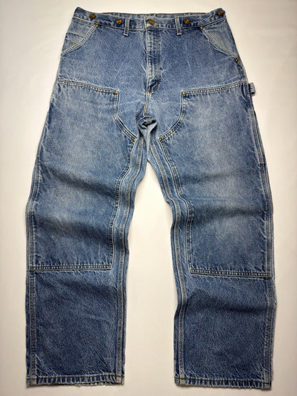 Vintage Carhartt Double Knee Denim Carpenter Pants