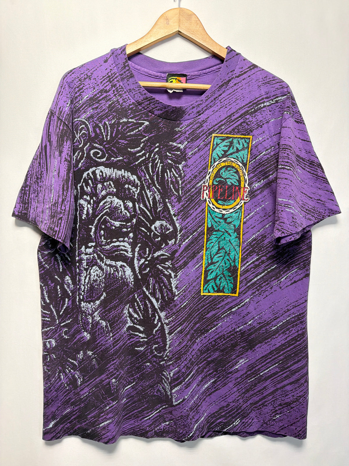 Vintage Pipeline Push The Limits AOP Surf T-Shirt