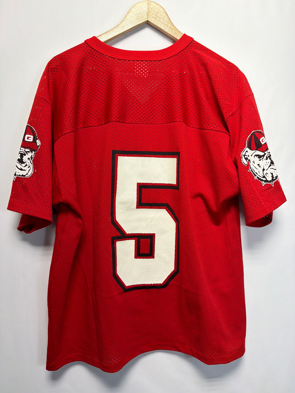 Vintage Logo 7 Georgia Bulldogs #5 Football Jersey