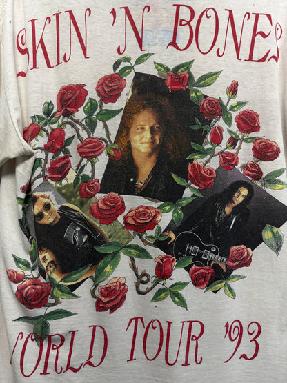 1993 Guns N Roses Skin N Bones Tour T-Shirt