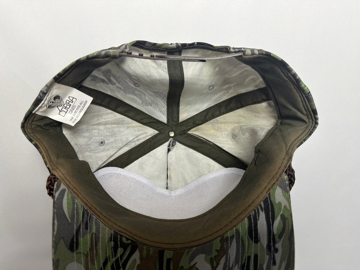 Vintage Cobra Caps Camo Rope SnapBack