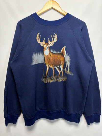 Vintage White Tail Buck Nature Sweatshirt