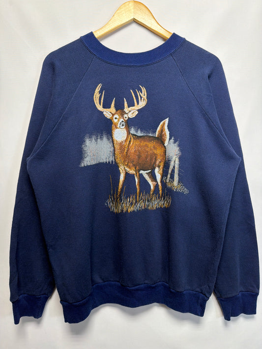Vintage White Tail Buck Nature Sweatshirt