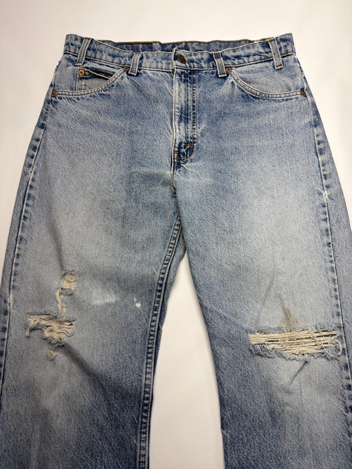 Vintage Distressed 505 Orange Tab Levi’s Denim Jeans
