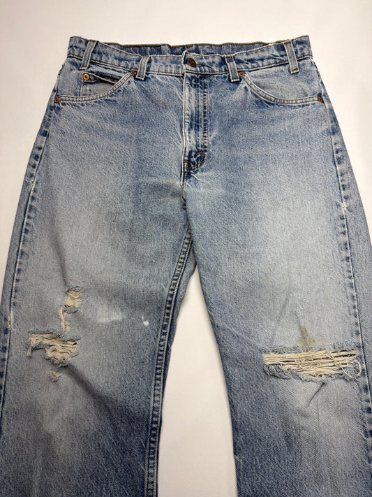 Vintage Distressed 505 Orange Tab Levi’s Denim Jeans