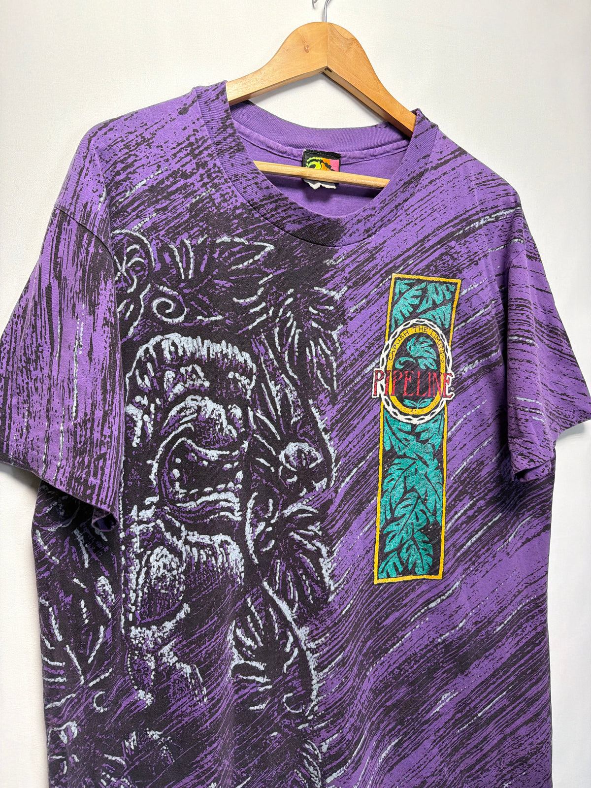 Vintage Pipeline Push The Limits AOP Surf T-Shirt