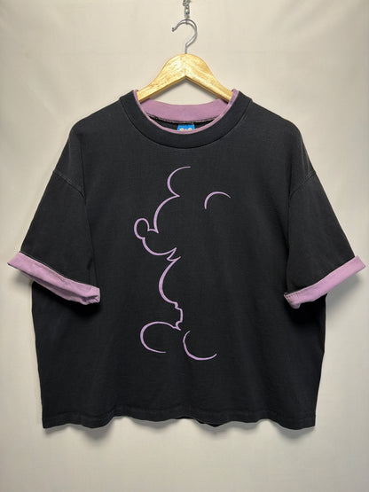 Vintage Walt Disney Mickey Mouse Shadow T-Shirt