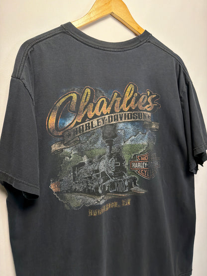 Vintage Harley Davidson Pocket Aces Faded T-Shirt