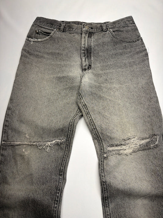 Vintage Lee Riders Black Stone Wash Denim Jeans