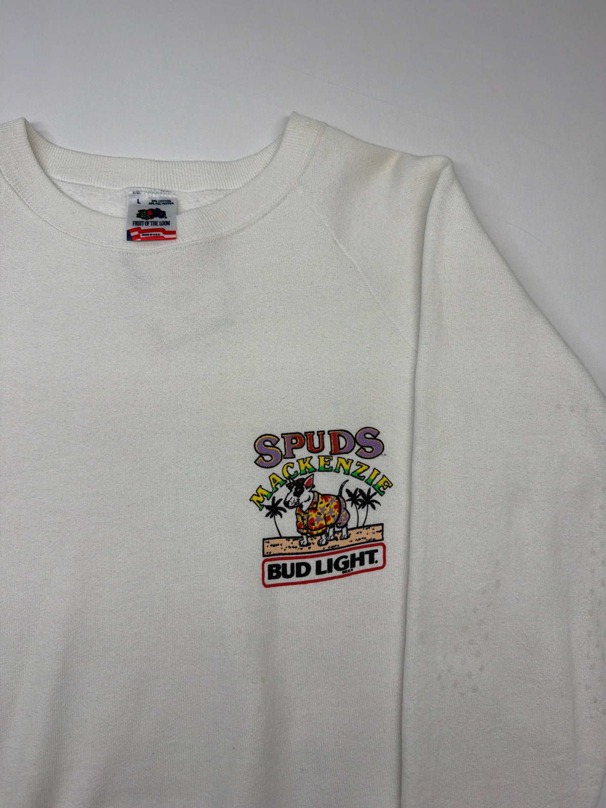 1986 Spuds Mackenzie Bud Light Sweatshirt