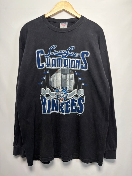 2000 New York Yankees Subway Series Long Sleeve T- Shirt