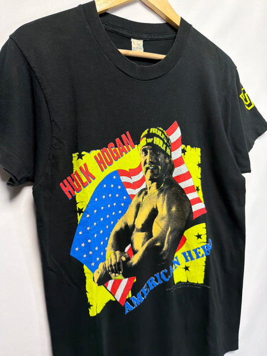 1991 Hulk Hogan American Hero WWF T-Shirt
