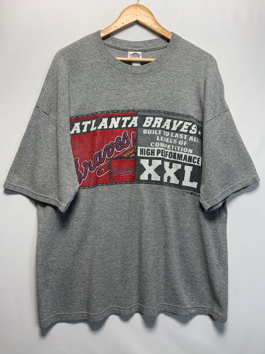 1998 Atlanta Braves Waffle Knit T-Shirt