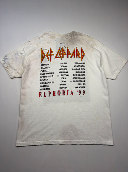 1999 Thrashed Def Leppard Euphoria T-Shirt