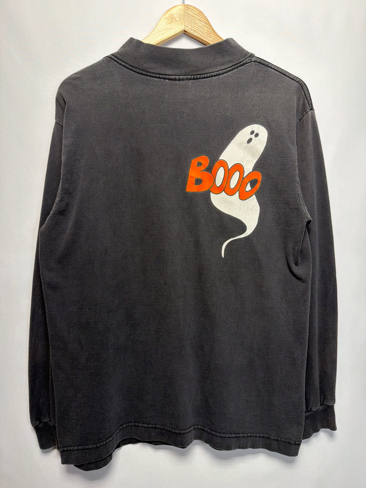 Vintage Ghosts & Pumpkins Halloween Long Sleeve T-Shirt
