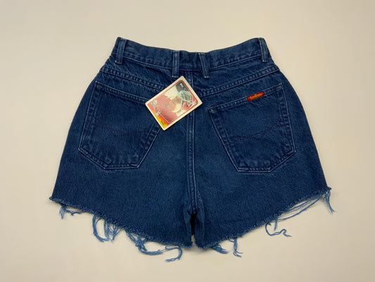 Vintage Bonjour Cutoff Denim Shorts