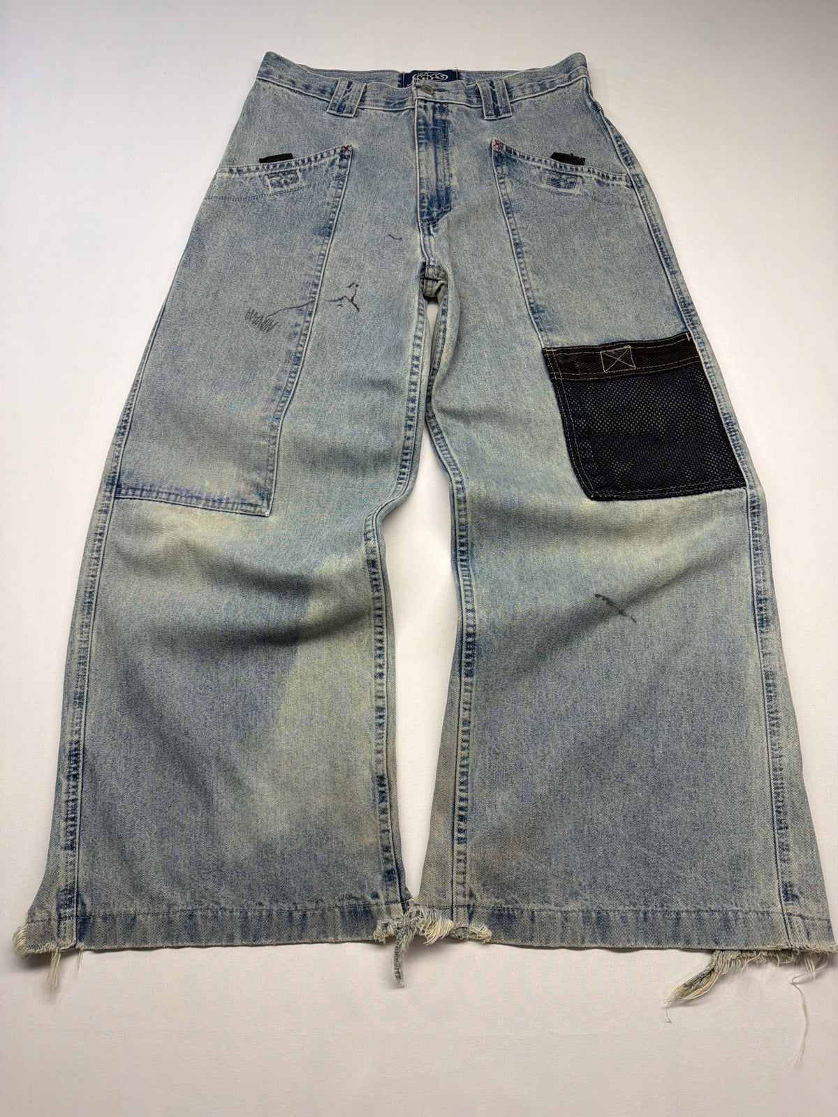Vintage Lee Pipes Distressed Baggy Jeans