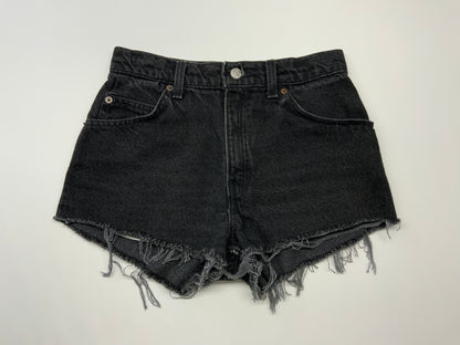 Vintage White Tab Black Levi’s Cutoff Shorts