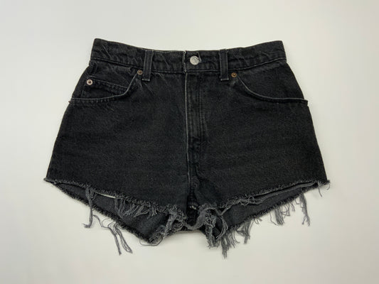 Vintage White Tab Black Levi’s Cutoff Shorts