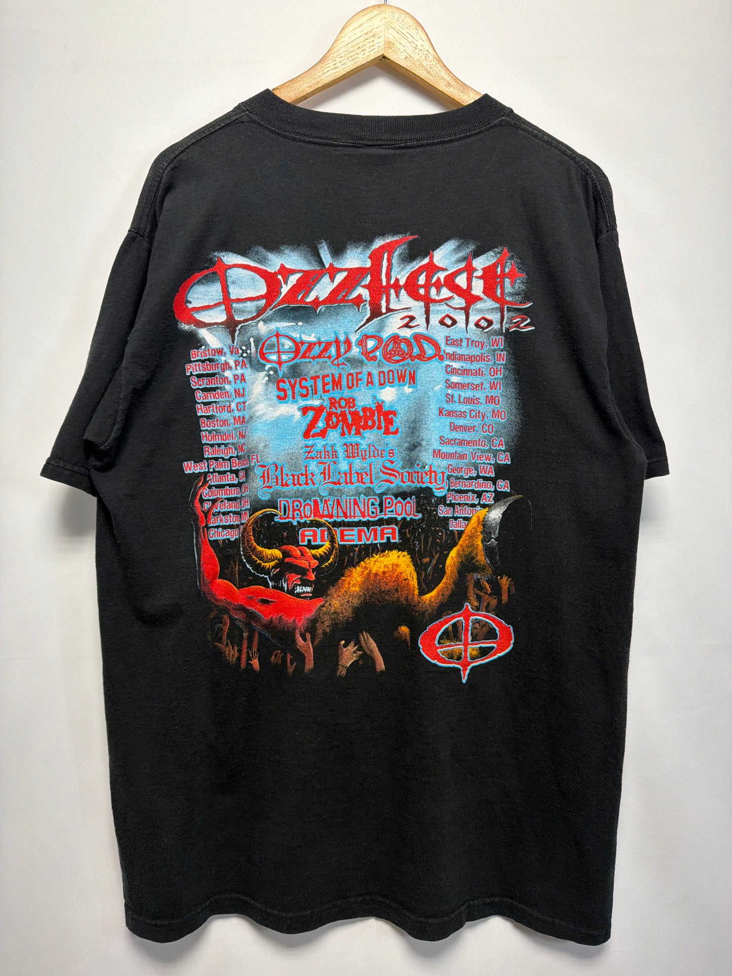 2002 Ozzfest Band T-Shirt