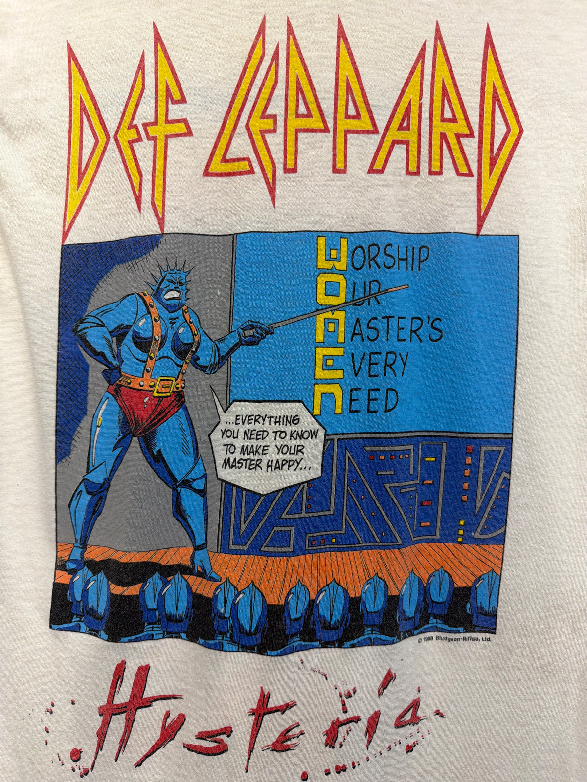 1988 Def Leppard Hysteria Women T-Shirt