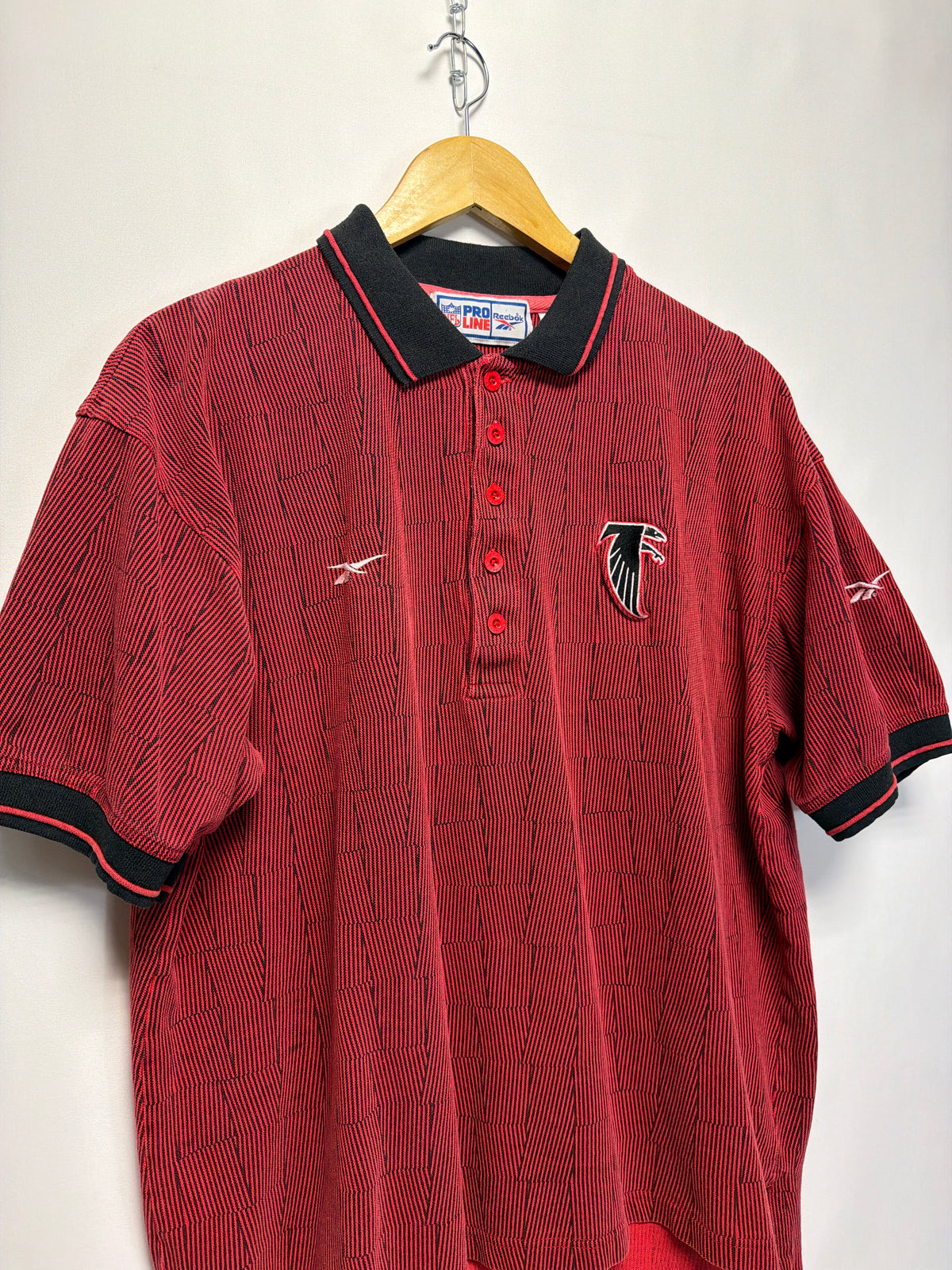 Vintage Reebok Pro Line Atlanta Falcons Polo Shirt