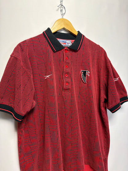Vintage Reebok Pro Line Atlanta Falcons Polo Shirt