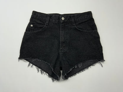 Vintage Lee Black Denim Cutoff Shorts