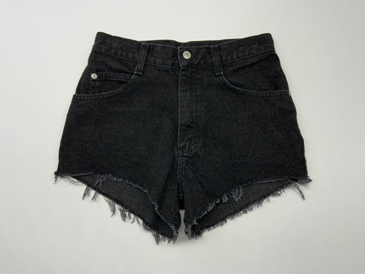 Vintage Lee Black Denim Cutoff Shorts