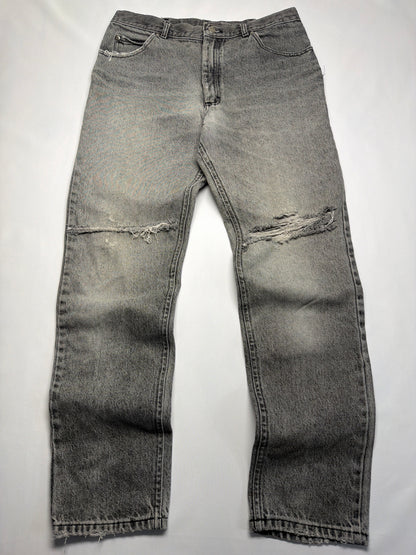 Vintage Lee Riders Black Stone Wash Denim Jeans
