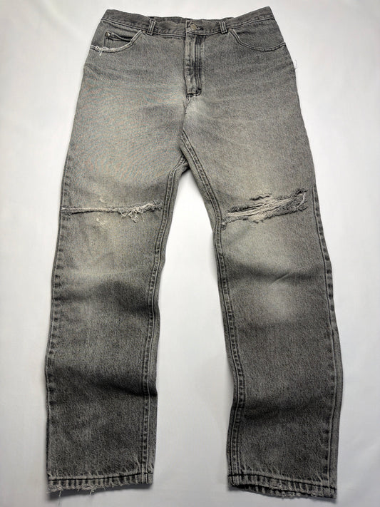 Vintage Lee Riders Black Stone Wash Denim Jeans