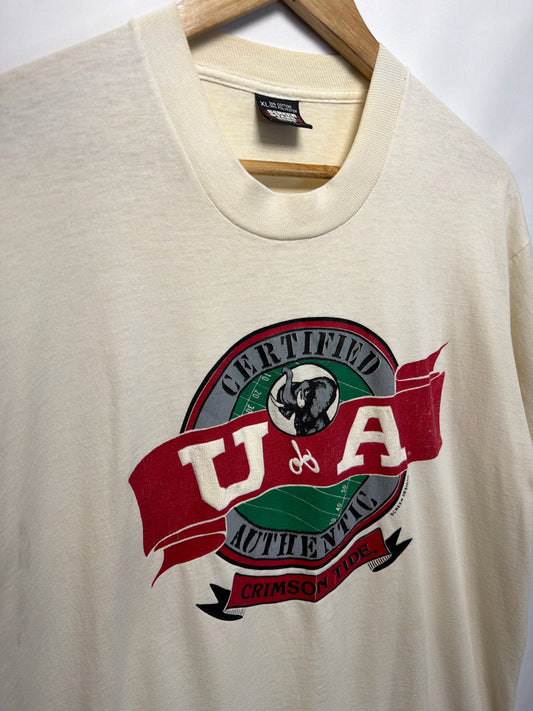 Vintage Alabama Crimson Tide U of A Certified Authentic T-Shirt
